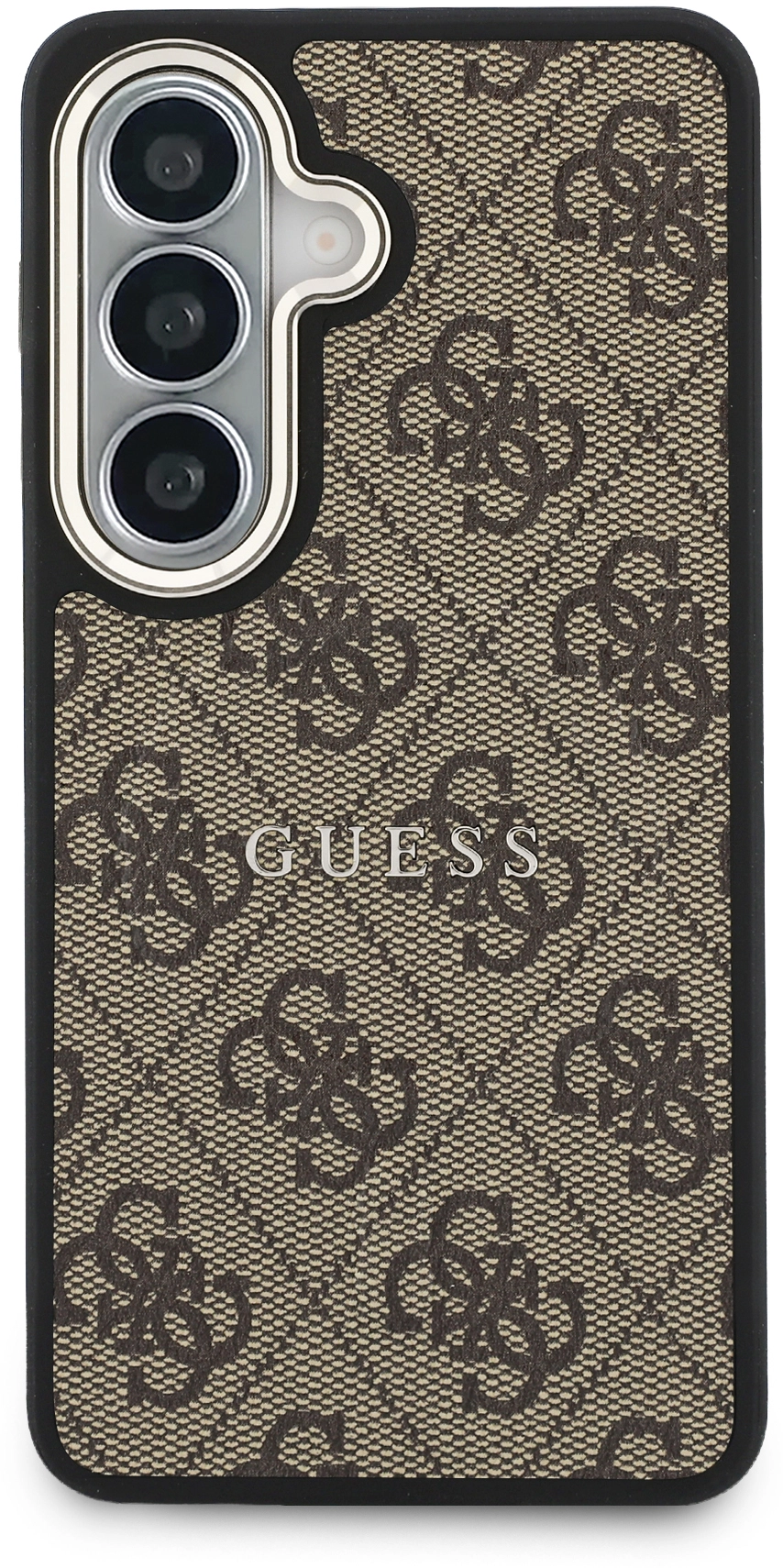 Guess 4G Embossed Ring Samsung Galaxy S26 Hoesje MagSafe Bruin afbeelding 3