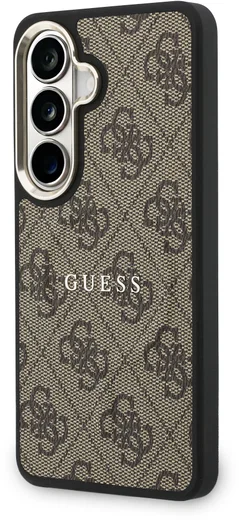 Guess 4G Embossed Ring Samsung Galaxy S26 Hoesje MagSafe Bruin afbeelding 2