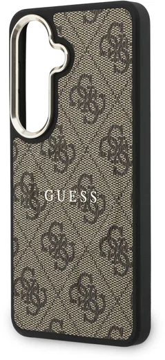 Guess 4G Embossed Ring Samsung Galaxy S26 Hoesje MagSafe Bruin afbeelding 6