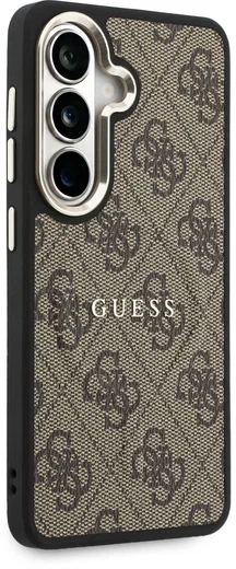 Guess 4G Embossed Ring Samsung Galaxy S26 Hoesje MagSafe Bruin afbeelding 4