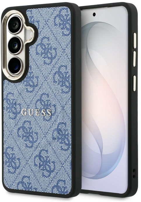 Guess 4G Embossed Ring Samsung Galaxy S26 Plus Hoesje MagSafe Blauw afbeelding 1