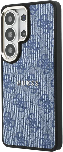 Guess 4G Embossed Ring Samsung Galaxy S26 Ultra Hoesje MagSafe Blauw afbeelding 2