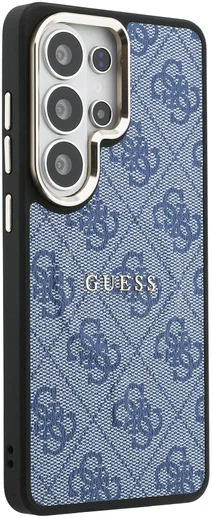 Guess 4G Embossed Ring Samsung Galaxy S26 Ultra Hoesje MagSafe Blauw afbeelding 4