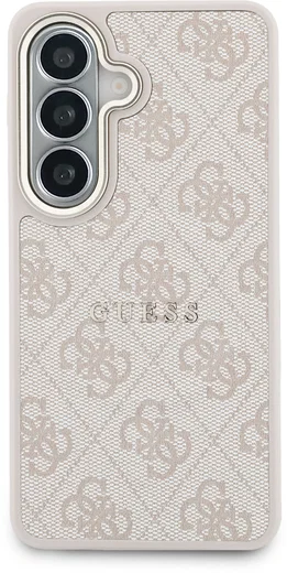 Guess 4G Embossed Ring Samsung Galaxy S26 Hoesje MagSafe Roze afbeelding 3