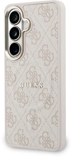 Guess 4G Embossed Ring Samsung Galaxy S26 Hoesje MagSafe Roze afbeelding 2