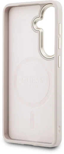 Guess 4G Embossed Ring Samsung Galaxy S26 Hoesje MagSafe Roze afbeelding 7
