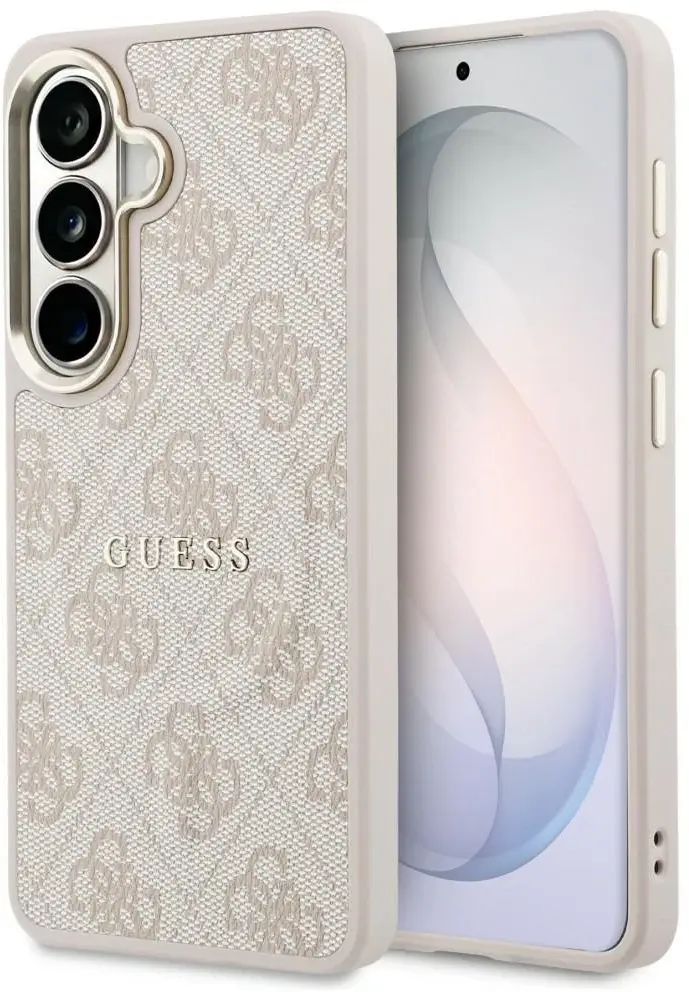 Guess 4G Embossd Ring Samsung Galaxy S26 Plus Hoesje MagSafe Roze afbeelding 1