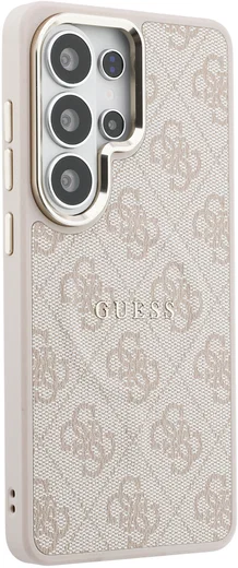 Guess 4G Embossed Ring Samsung Galaxy S26 Ultra Hoesje MagSafe Roze afbeelding 4
