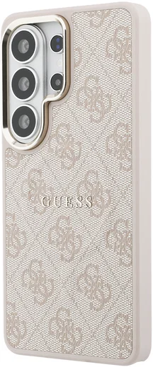 Guess 4G Embossed Ring Samsung Galaxy S26 Ultra Hoesje MagSafe Roze afbeelding 2