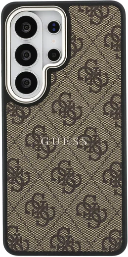Guess 4G Embossed Ring Sansung Galaxy S26 Ultra Hoesje MagSafe Bruin afbeelding 3
