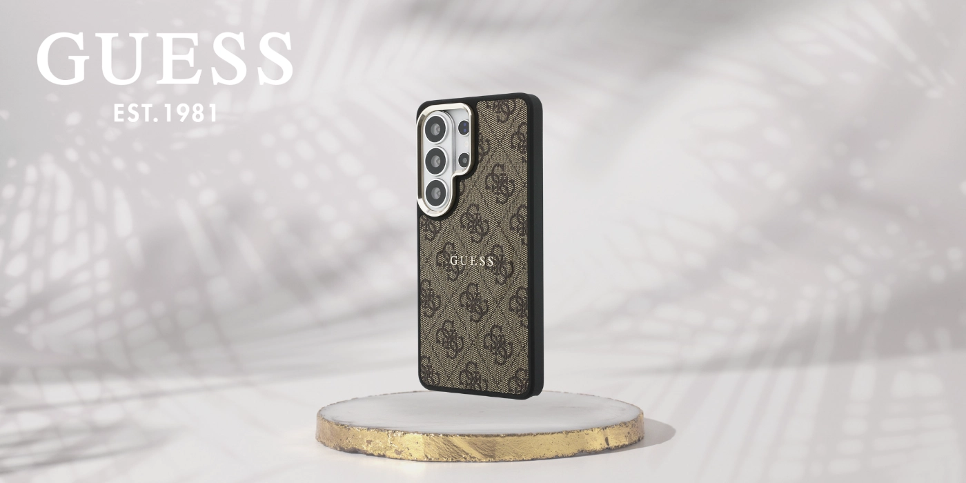 Guess 4G Embossed Ring Sansung Galaxy S26 Ultra Hoesje MagSafe Bruin afbeelding 9