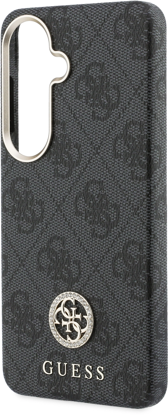 Guess 4G Rhinestone Round Logo Samsung Galaxy S26 Hoesje MagSafe Zwart afbeelding 6