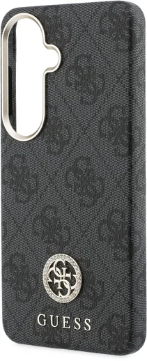 Guess 4G Rhinestone Round Logo Samsung Galaxy S26 Hoesje MagSafe Zwart afbeelding 6