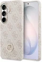 Guess 4G Rhinestone Round Logo Samsung Galaxy S26 Hoesje MagSafe Roze