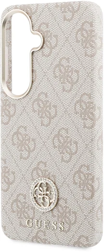 Guess 4G Rhinestone Round Logo Samsung Galaxy S26 Hoesje MagSafe Roze afbeelding 6