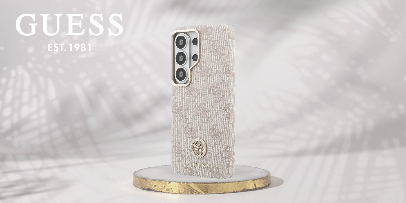 Guess 4G Rhinestone Round Logo Samsung Galaxy S26 Ultra Hoesje MagSafe Roze afbeelding 9