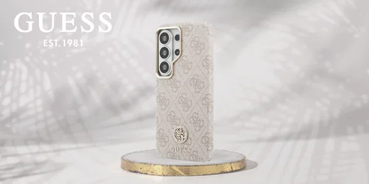Guess 4G Rhinestone Round Logo Samsung Galaxy S26 Ultra Hoesje MagSafe Roze afbeelding 9