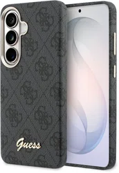 Guess 4G Script Logo Samsung Galaxy S26 Hoesje MagSafe Zwart afbeelding