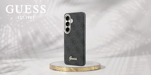 Guess 4G Script Logo Samsung Galaxy S26 Hoesje MagSafe Zwart afbeelding 9