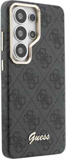 Guess 4G Script Logo Samsung Galaxy S26 Ultra Hoesje MagSafe Zwart afbeelding 4