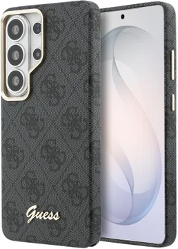 Guess 4G Script Logo Samsung Galaxy S26 Ultra Hoesje MagSafe Zwart