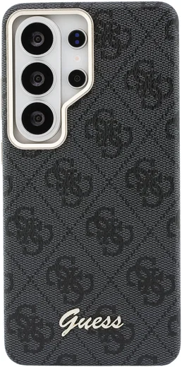 Guess 4G Script Logo Samsung Galaxy S26 Ultra Hoesje MagSafe Zwart afbeelding 3