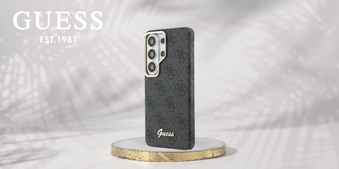 Guess 4G Script Logo Samsung Galaxy S26 Ultra Hoesje MagSafe Zwart afbeelding 9