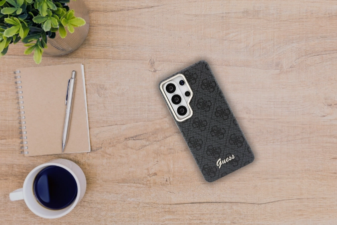 Guess 4G Script Logo Samsung Galaxy S26 Ultra Hoesje MagSafe Zwart afbeelding 10