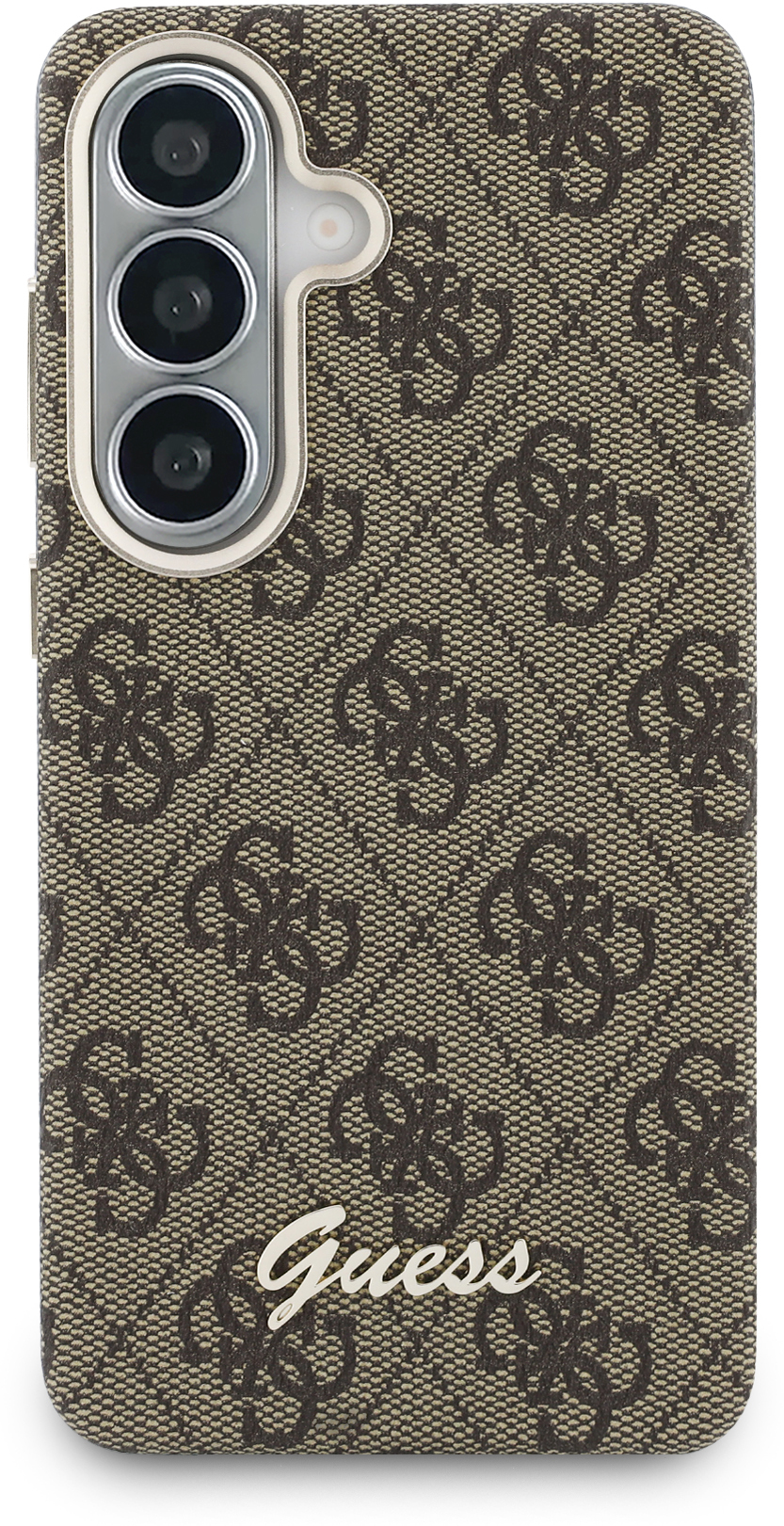 Guess 4G Script Logo Samsung Galaxy S26 Hoesje MagSafe Bruin afbeelding 3
