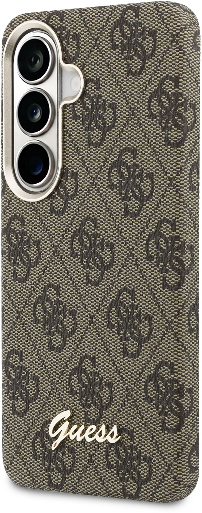 Guess 4G Script Logo Samsung Galaxy S26 Hoesje MagSafe Bruin afbeelding 2