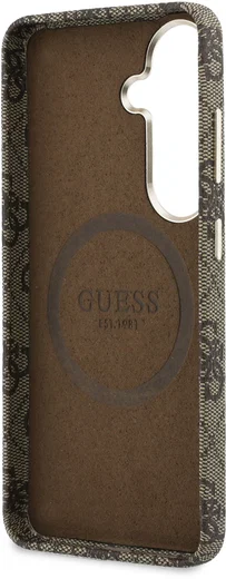 Guess 4G Script Logo Samsung Galaxy S26 Hoesje MagSafe Bruin afbeelding 7