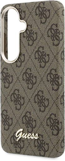 Guess 4G Script Logo Samsung Galaxy S26 Hoesje MagSafe Bruin afbeelding 6