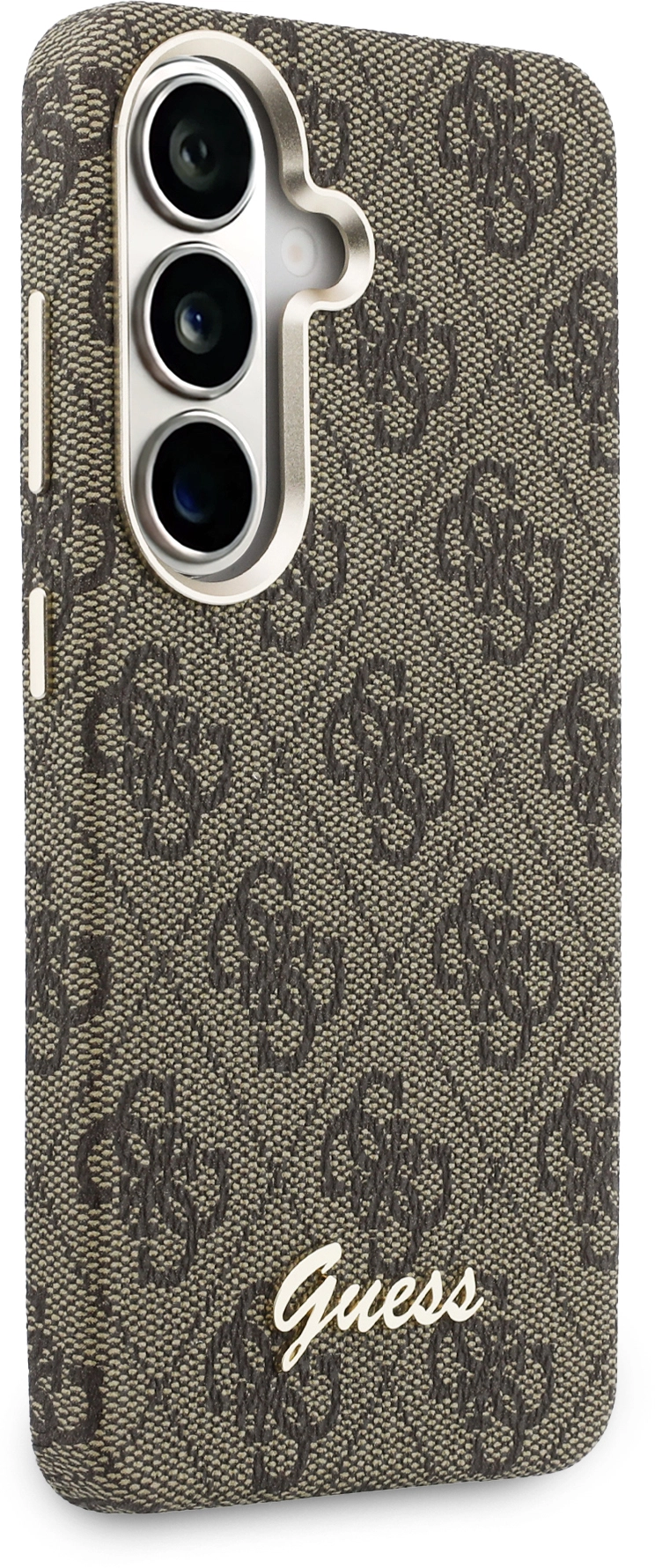 Guess 4G Script Logo Samsung Galaxy S26 Hoesje MagSafe Bruin afbeelding 4