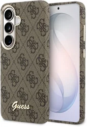 Guess 4G Script Logo Samsung Galaxy S26 Hoesje MagSafe Bruin afbeelding