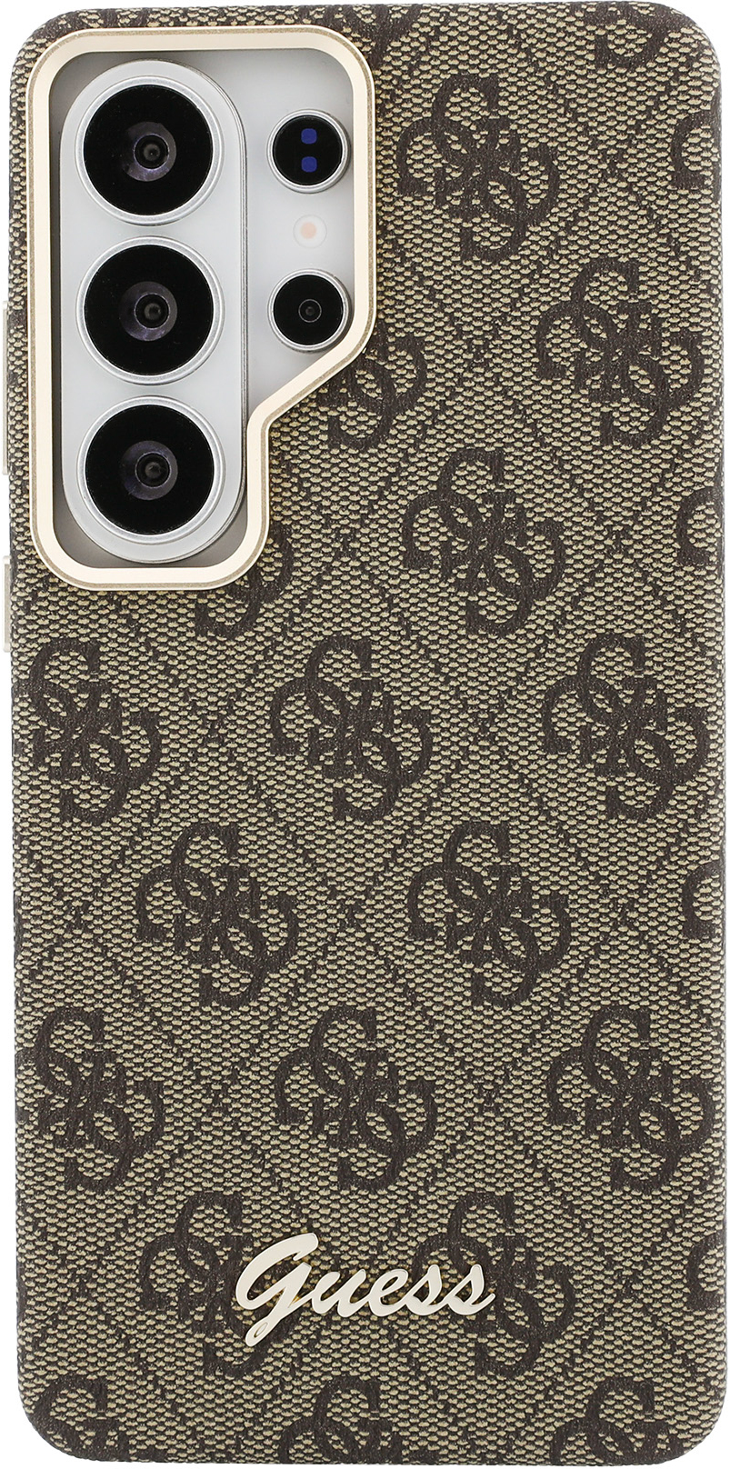 Guess 4G Script Logo Samsung Galaxy S26 Ultra Hoesje MagSafe Bruin afbeelding 3