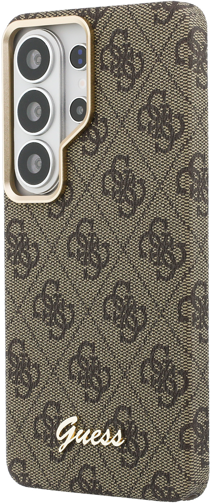Guess 4G Script Logo Samsung Galaxy S26 Ultra Hoesje MagSafe Bruin afbeelding 2