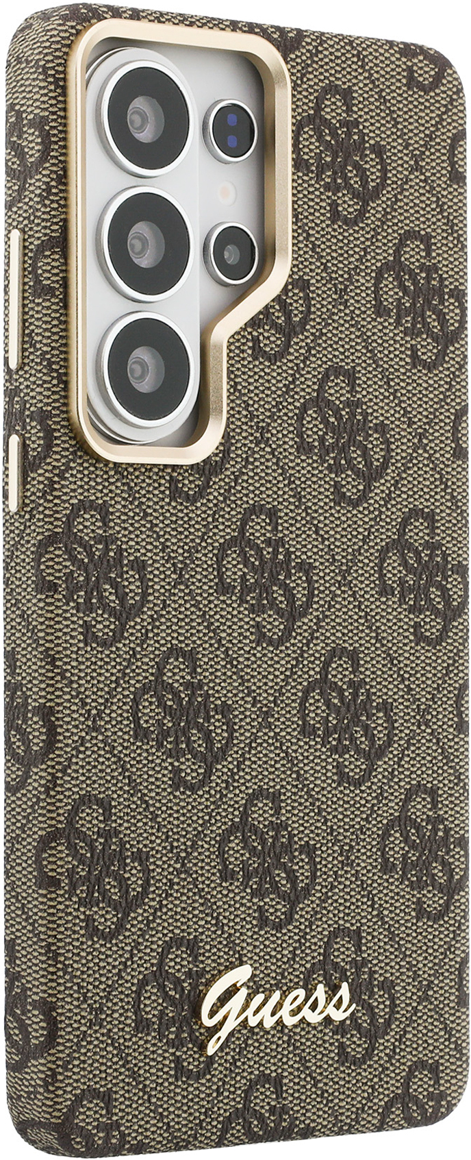Guess 4G Script Logo Samsung Galaxy S26 Ultra Hoesje MagSafe Bruin afbeelding 4