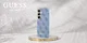 Guess 4G Script Logo Samsung Galaxy S26 Hoesje MagSafe Blauw afbeelding 9