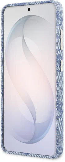 Guess 4G Script Logo Samsung Galaxy S26 Hoesje MagSafe Blauw afbeelding 5