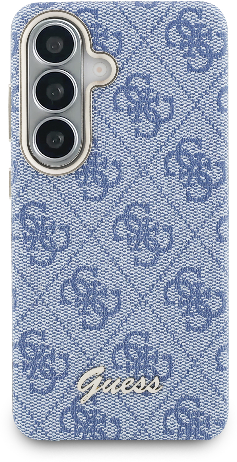 Guess 4G Script Logo Samsung Galaxy S26 Hoesje MagSafe Blauw afbeelding 3