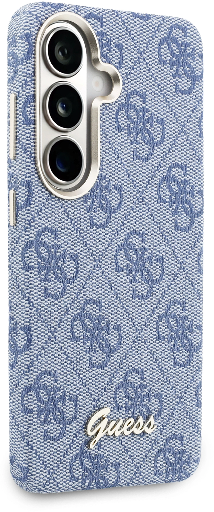 Guess 4G Script Logo Samsung Galaxy S26 Hoesje MagSafe Blauw afbeelding 4