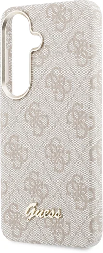 Guess 4G Script Logo Samsung Galaxy S26 Hoesje MagSafe Roze afbeelding 6