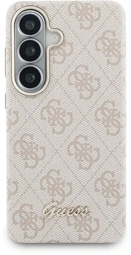 Guess 4G Script Logo Samsung Galaxy S26 Hoesje MagSafe Roze afbeelding 3