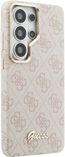 Guess 4G Script Logo Samsung Galaxy S26 Ultra Hoesje MagSafe Roze afbeelding 4