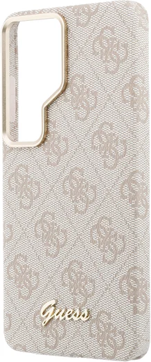 Guess 4G Script Logo Samsung Galaxy S26 Ultra Hoesje MagSafe Roze afbeelding 6