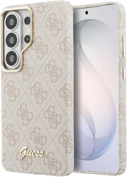 Guess 4G Script Logo Samsung Galaxy S26 Ultra Hoesje MagSafe Roze