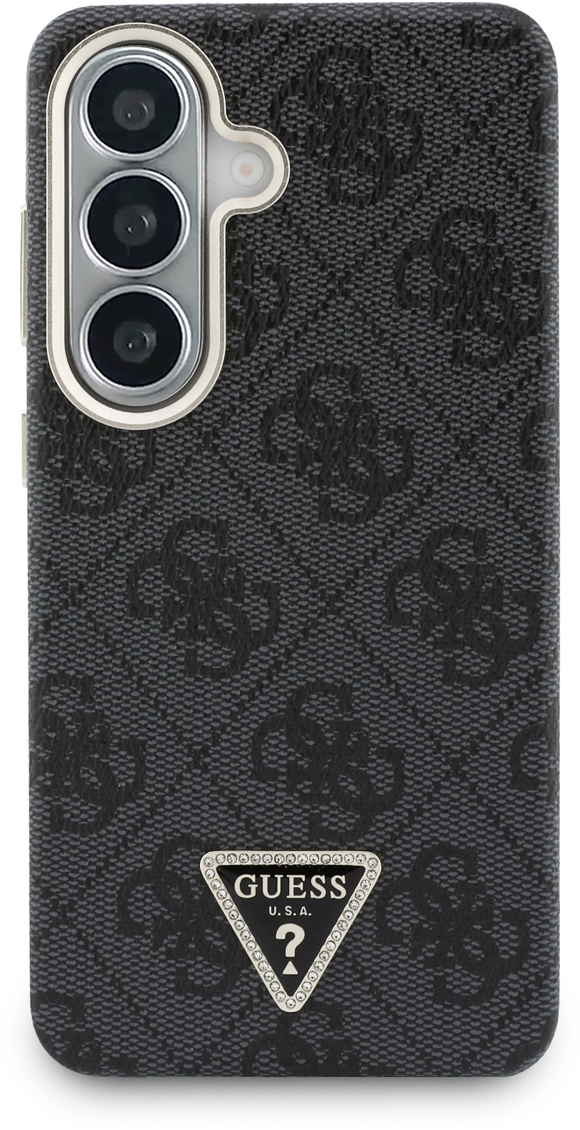 Guess 4G Triangle Logo Samsung Galaxy S26  Hoesje MagSafe Zwart afbeelding 3