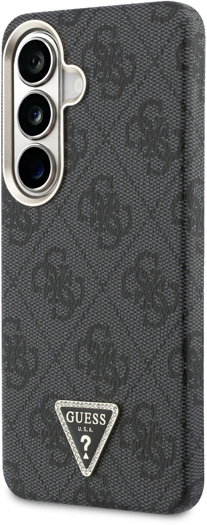 Guess 4G Triangle Logo Samsung Galaxy S26  Hoesje MagSafe Zwart afbeelding 2