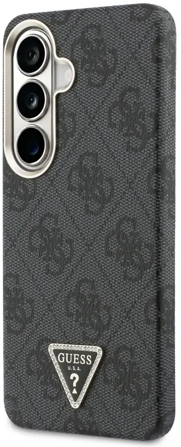 Guess 4G Triangle Logo Samsung Galaxy S26 Plus Hoesje MagSafe Zwart afbeelding 2