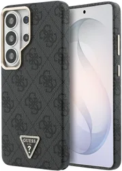Guess 4G Triangle Logo Samsung Galaxy S26 Ultra Hoesje MagSafe Zwart afbeelding